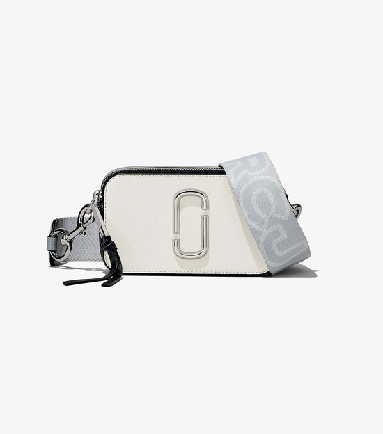 Women's Marc Jacobs Snapshot Crossbody Bags White / Multicolor | OTYZH-7261