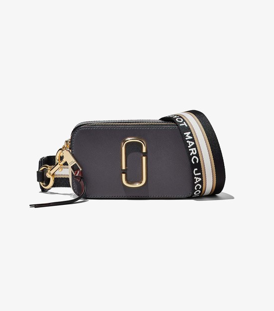 Women's Marc Jacobs Snapshot Crossbody Bags Black / Multicolor | PHBJS-9382