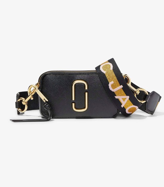 Women's Marc Jacobs Snapshot Crossbody Bags Black | QCLVS-6251