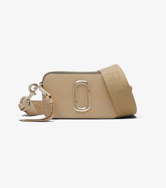 Women's Marc Jacobs Snapshot DTM Crossbody Bags Beige | EKHVY-9857