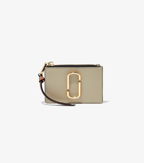 Women's Marc Jacobs Snapshot Top Zip Multi Small Wallets White | NOUXI-4213