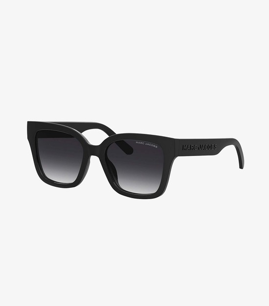 Women's Marc Jacobs Square Sunglasses Black | FERWX-5938