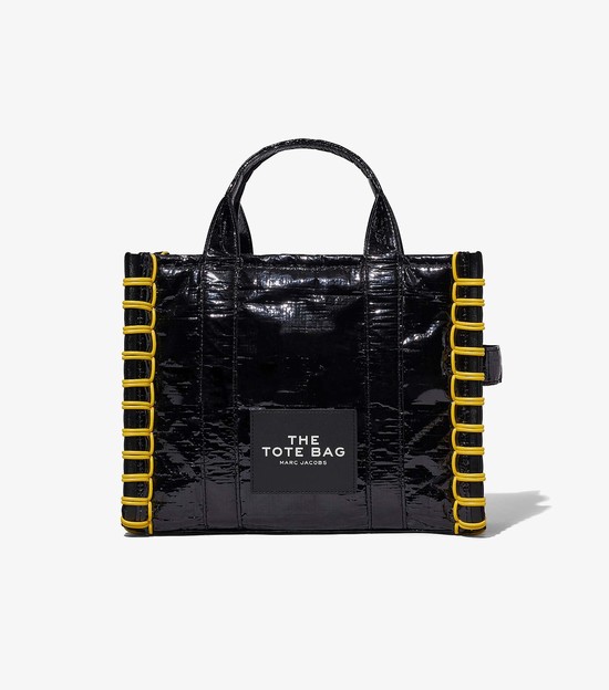 Women's Marc Jacobs Tarp Medium Tote Bags Black | EQJTH-2608